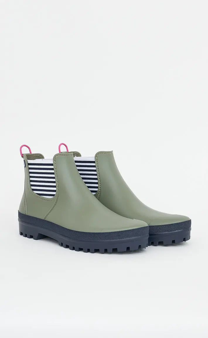 White ankle rain boots fashion