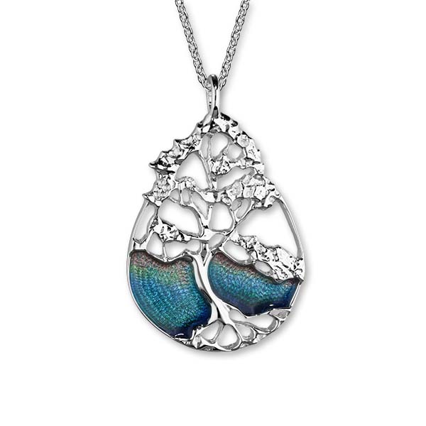 Pat Cheney Silver Pendant - Moss Agate