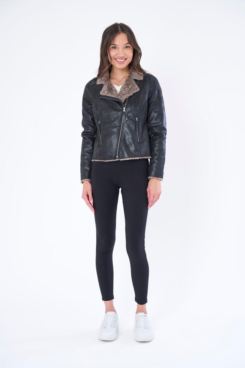 The Chinchilla Lined Biker Jacket
