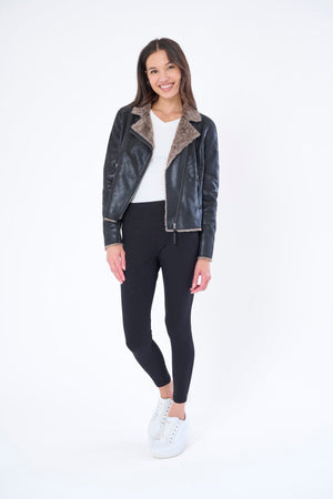 The Chinchilla Lined Biker Jacket