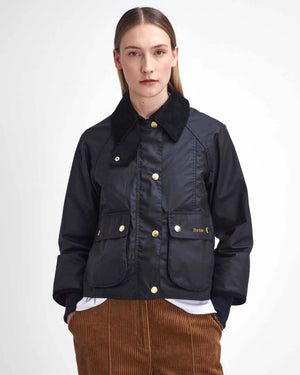 Barbour Cropped Beadnell Wax Jacket