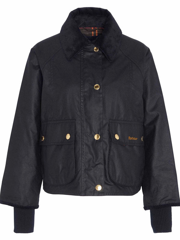 Barbour Cropped Beadnell Wax Jacket