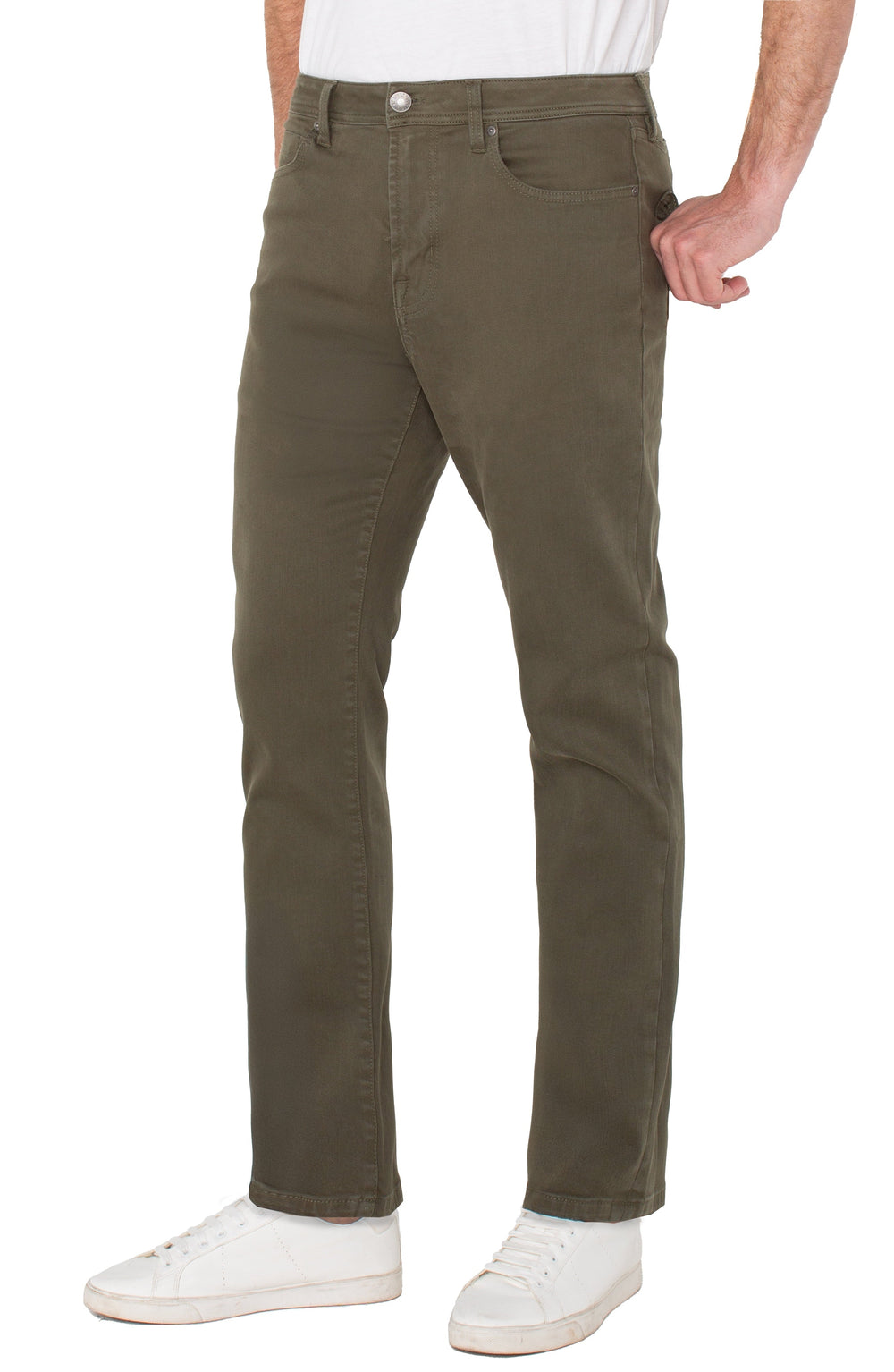 Regent Relaxed Straight 32" Inseam - Olive Night