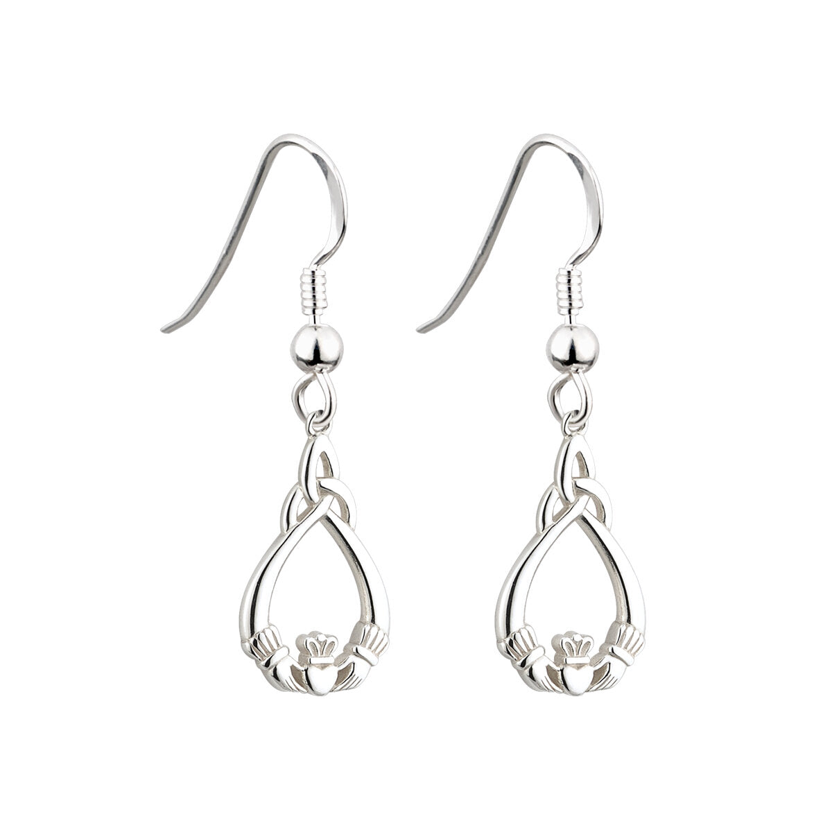 S33178 Claddagh & Trinity Knot Earrings
