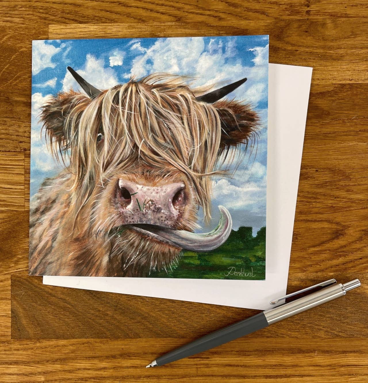 Jeffrey Highland Coo Greeting Card