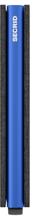 Secrid Slim Wallet - Matte Black/Blue