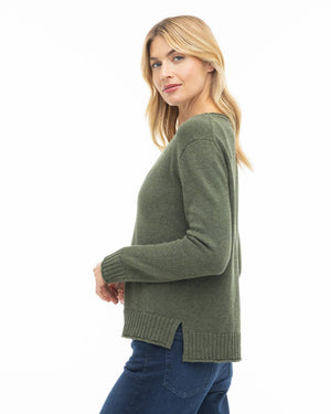 Everyday Cotton Crew: Loden