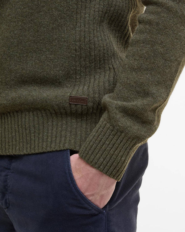 Barbour Nelson Essential Half Zip - Seaweed