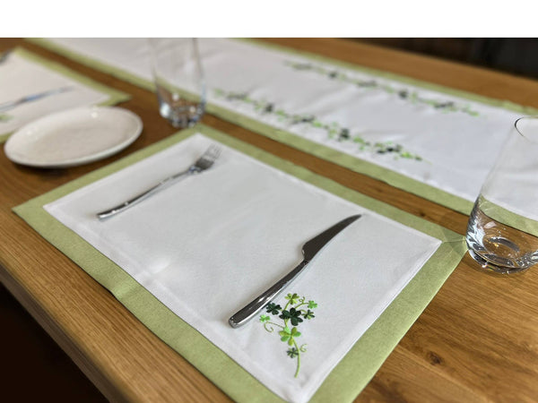 Forty Shades of Shamrock Placemats - Set of 2