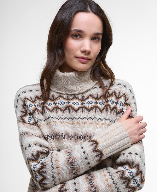 Barbour Helen Fairisle Turtle Neck Sweater