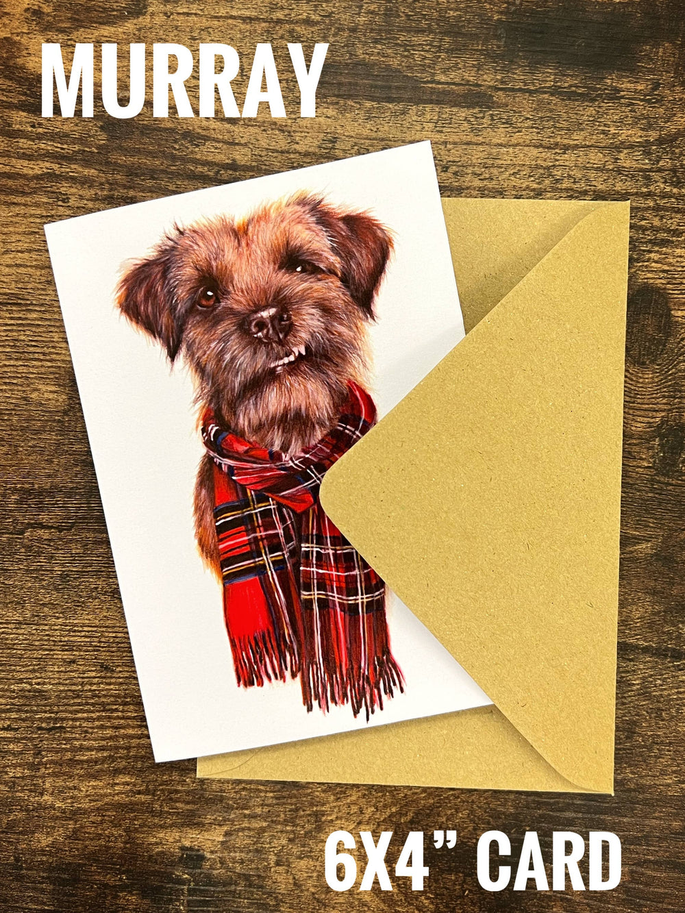 Murray Border Terrier Greeting Card