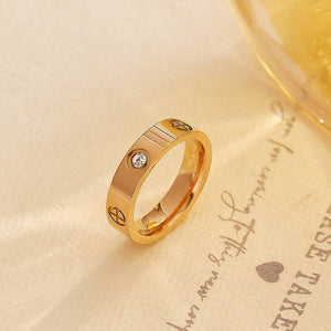 WS-Carter Ring: Yellow Gold / 6