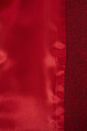 Zoe Harris Tweed Swing Coat - Red