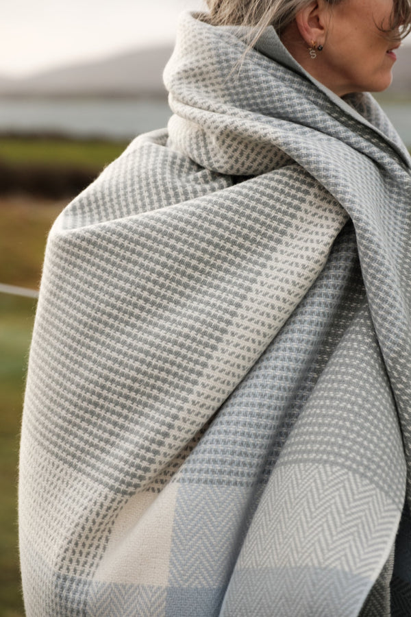 Foxford Tara Cashmere and Lambswool Throw