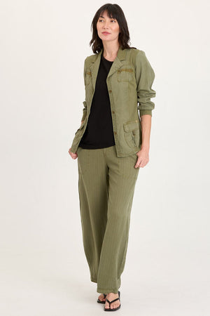 Maela Twill Relaxed Blazer