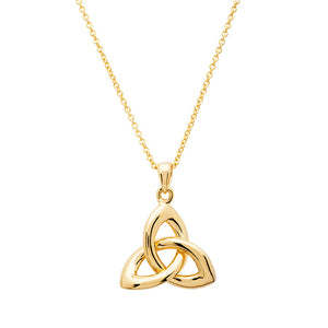 14KT Gold Vermeil Trinity Knot Necklace