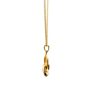 14KT Gold Vermeil Trinity Knot Necklace