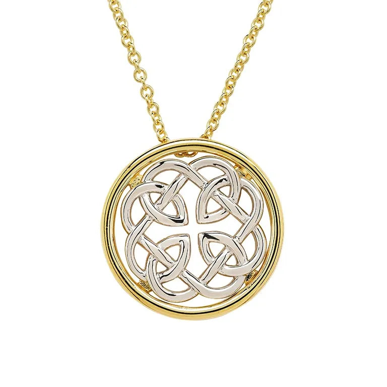 14kt Gold Vermeil Celtic Knot Necklace