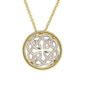 14kt Gold Vermeil Celtic Knot Necklace