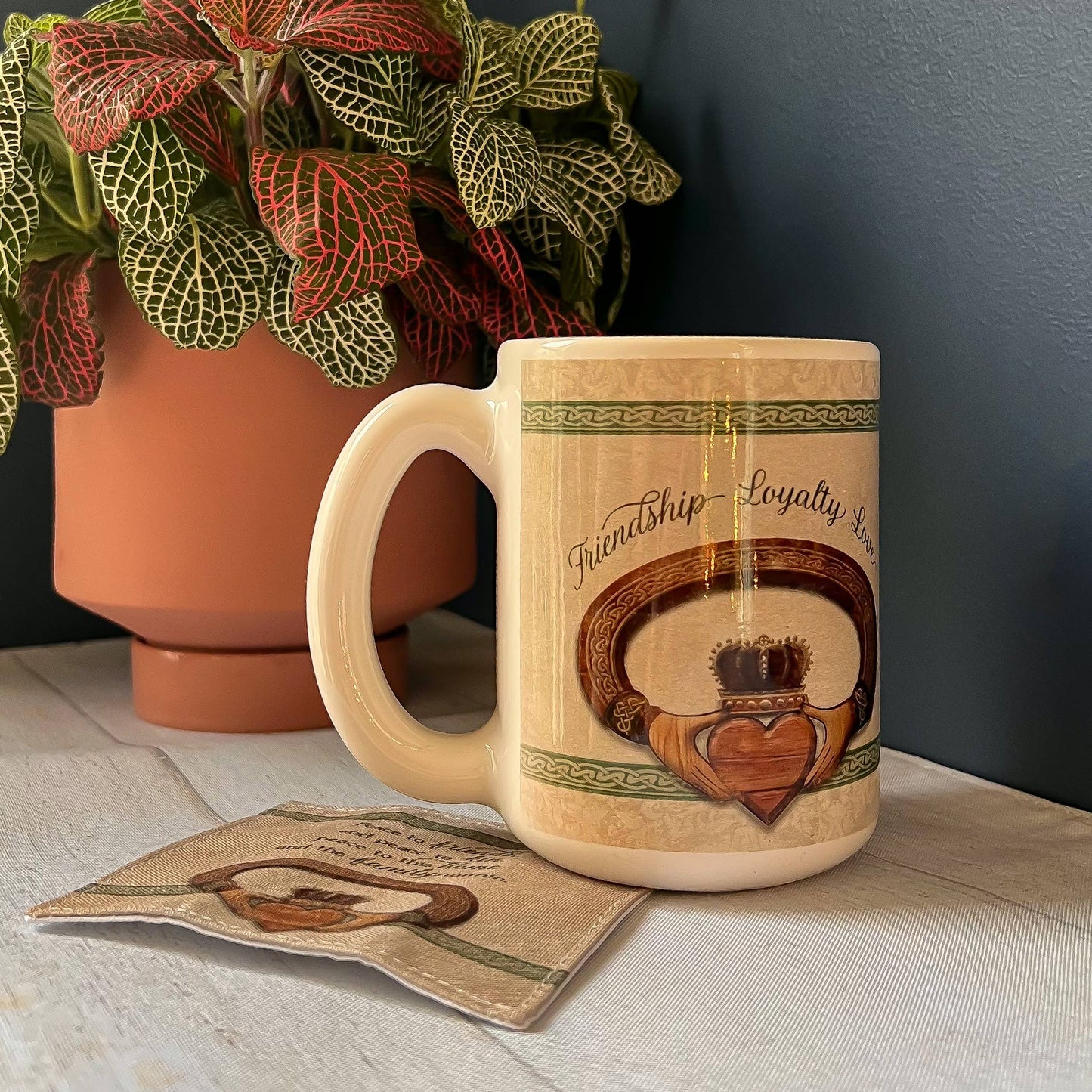 Claddagh Mug w/Coaster