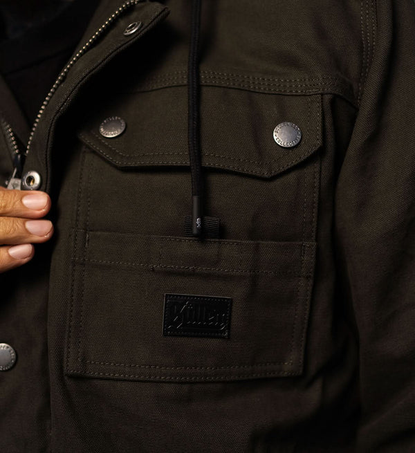 Piston Duck Canvas Jkt: DARK SHADOW / L