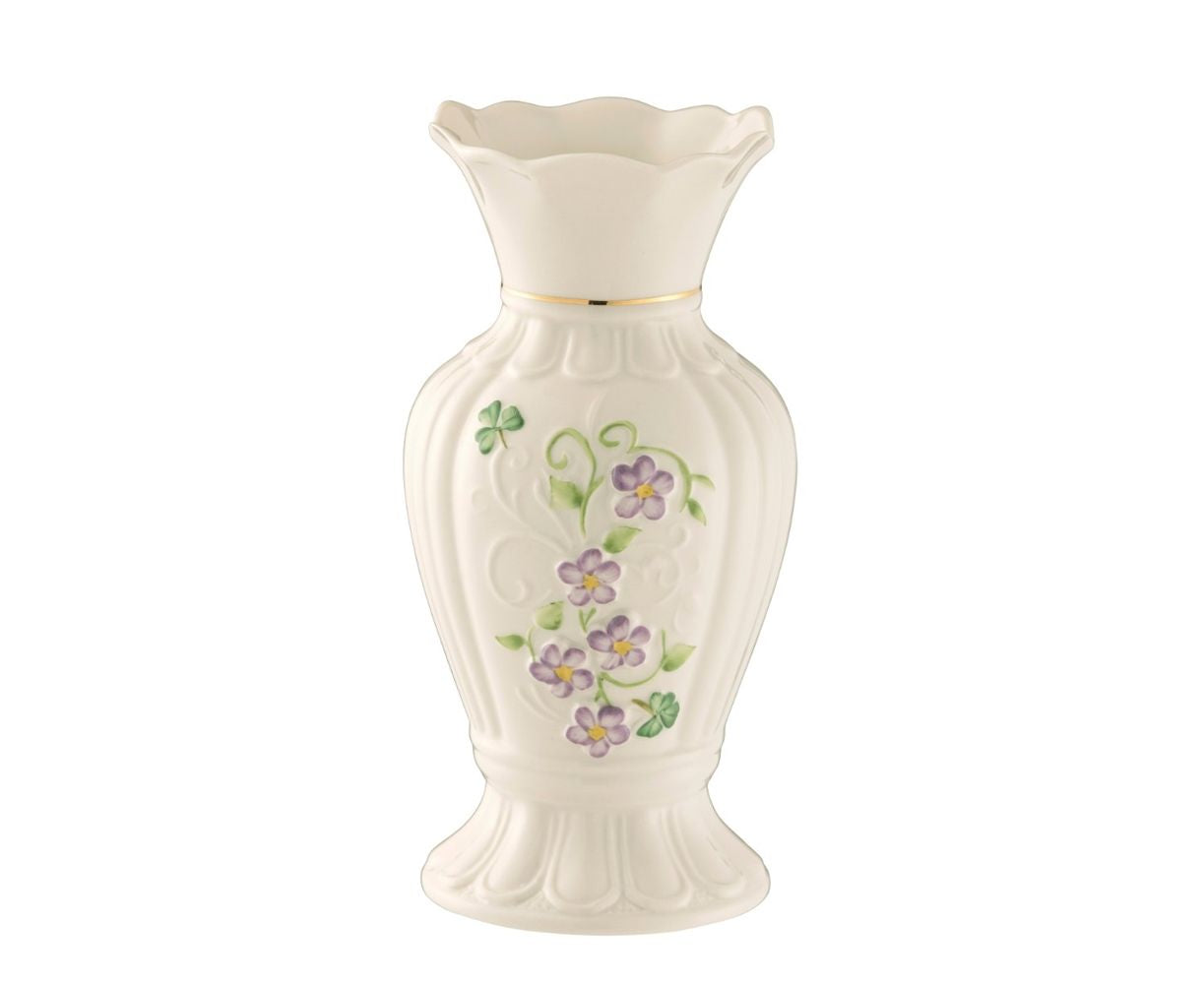 Belleek Irish Flax 7" Vase