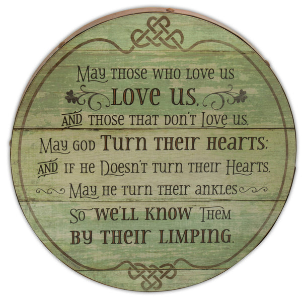 Irish Barrel Wall Plaque