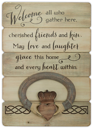 Irish Welcome Plaque
