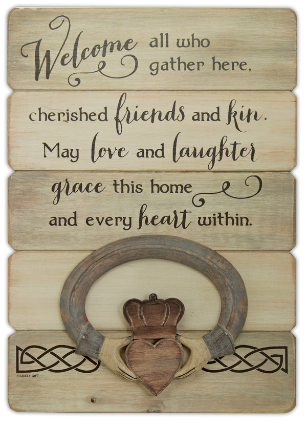 Irish Welcome Plaque