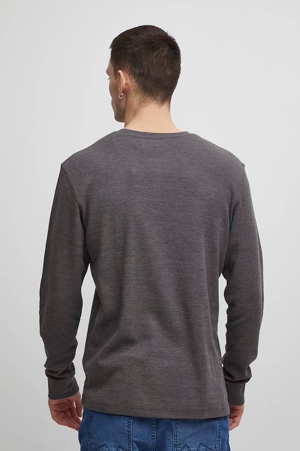 Blend® BH Noble Henley - Pewter Mix