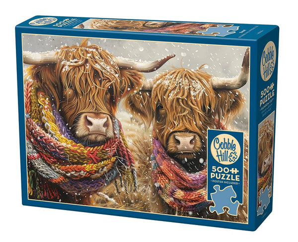Brrr! Highland Cow Puzzle - 500 Pieces