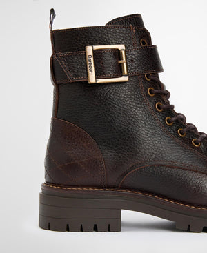Barbour Heidi Lace Up Boot - Brown