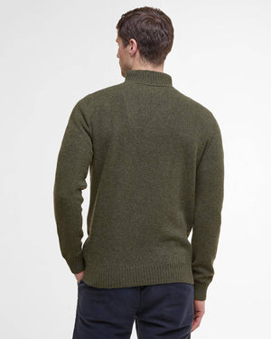 Barbour Nelson Essential Half Zip - Seaweed
