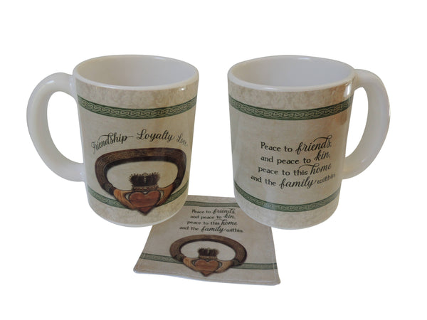 Claddagh Mug w/Coaster