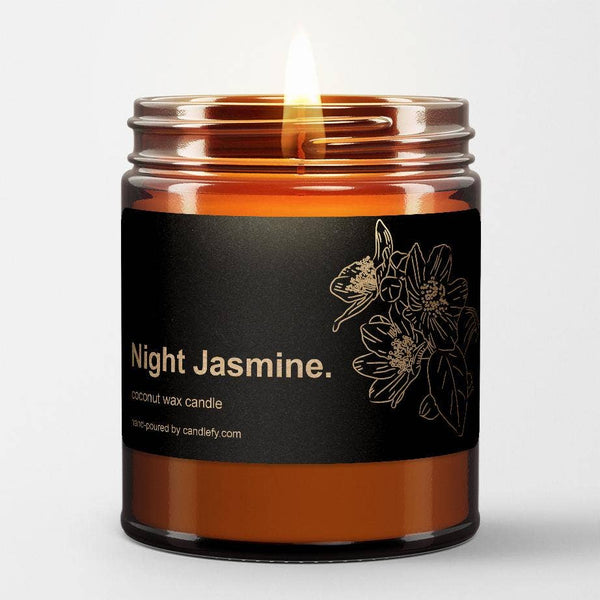 Night Jasmine Scented Candle - 1 Wick