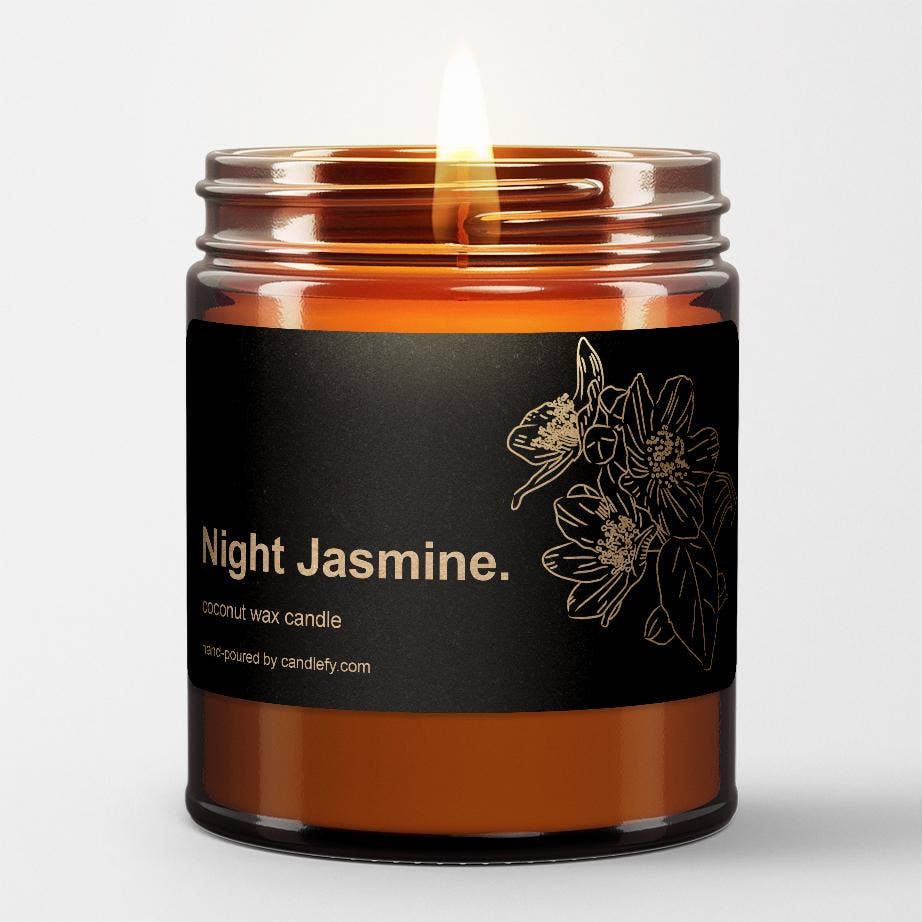 Night Jasmine Scented Candle - 1 Wick