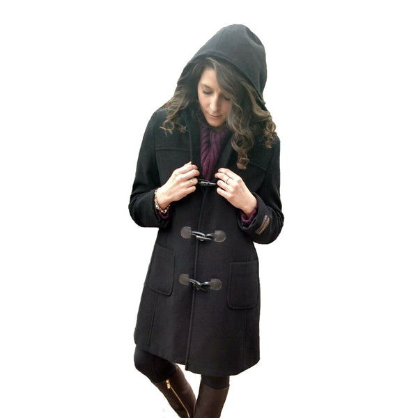 Ladies Wool & Cashmere Duffle Coat