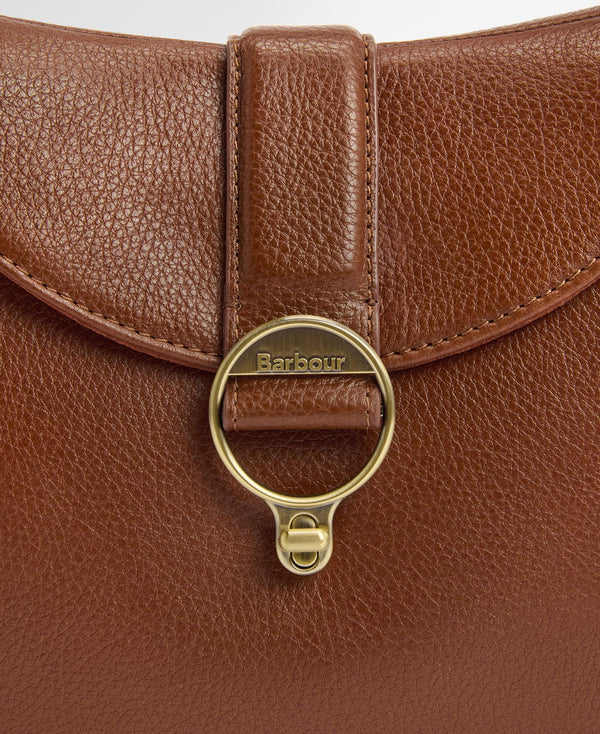 Barbour Alder Leather Sling Bag - Brown