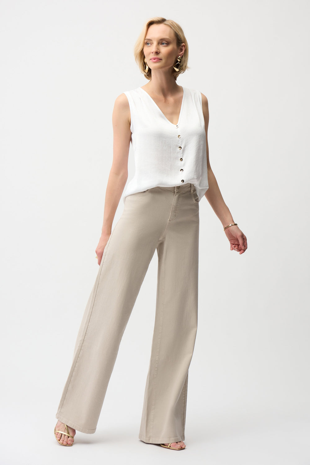 Goldie | Classic Wide-Leg Stretch Jeans