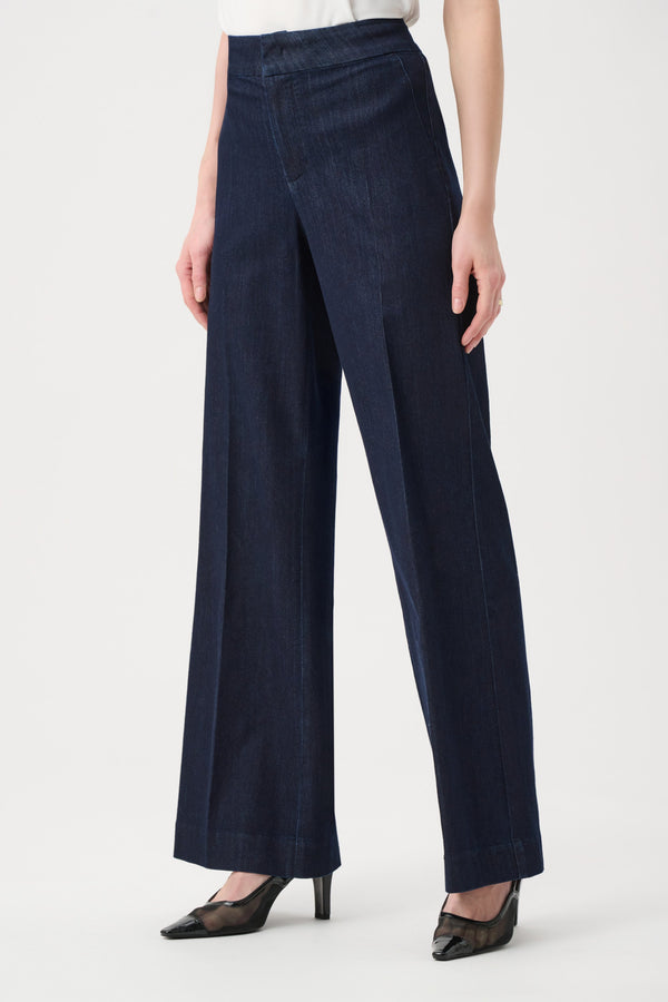 Chloe | Stretch Denim High-Rise Wide Leg Jeans