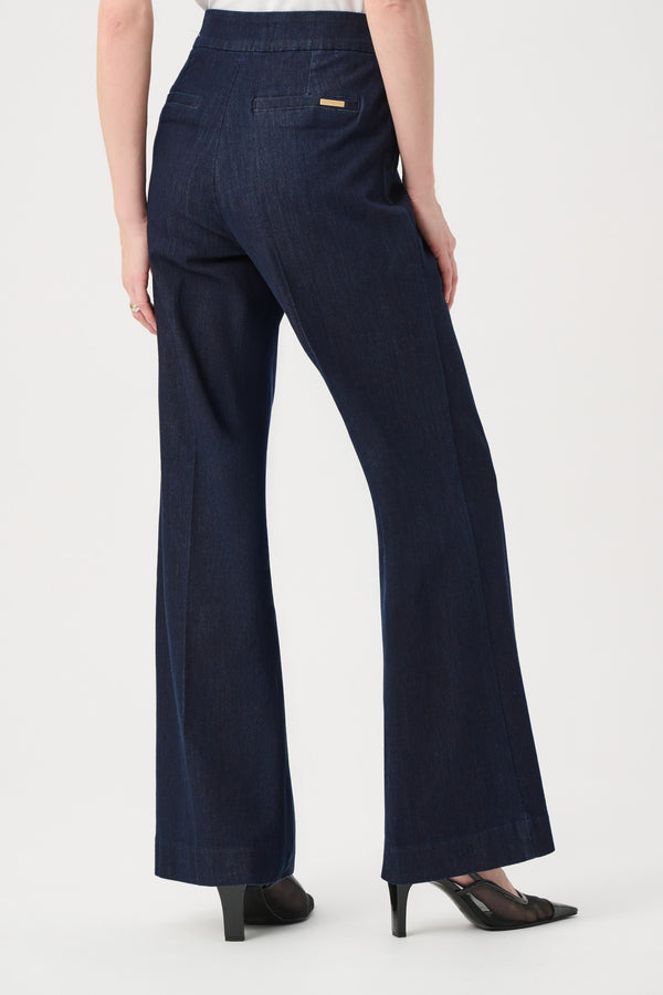 Chloe | Stretch Denim High-Rise Wide Leg Jeans