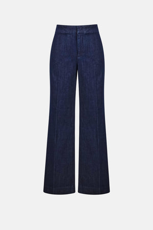 Chloe | Stretch Denim High-Rise Wide Leg Jeans