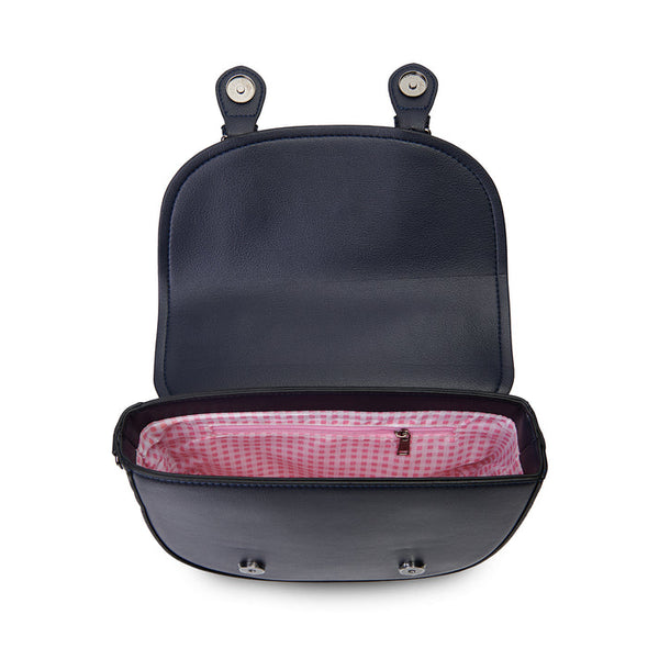 The Mini Cobble Bag - Black Herringbone