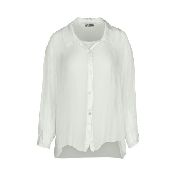 Women's Silk Blouse & Tank Set