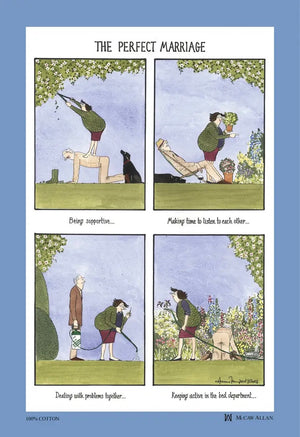 The Perfect Marriage Cotton Tea Towel