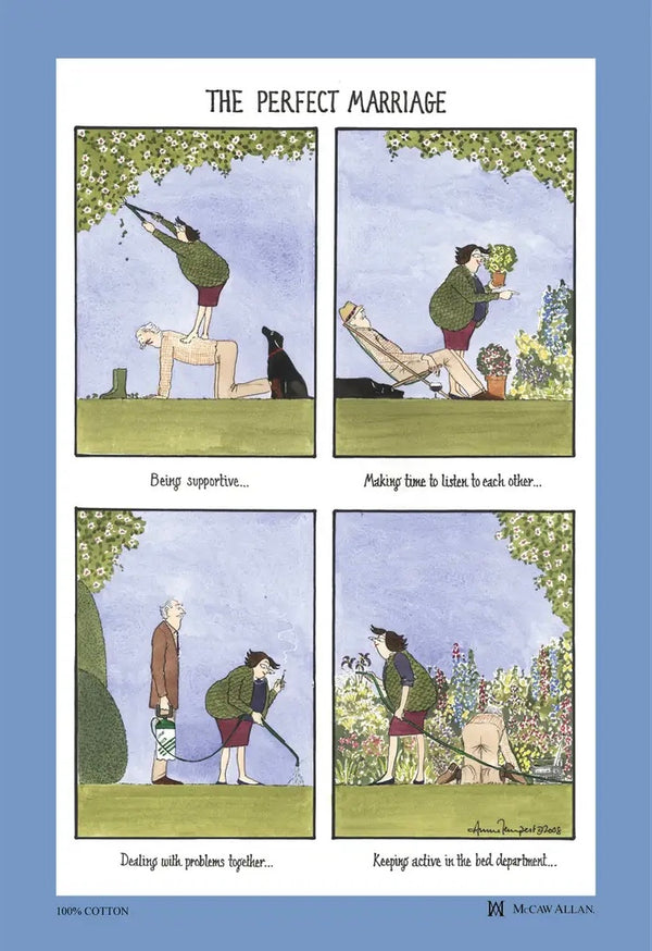 The Perfect Marriage Cotton Tea Towel