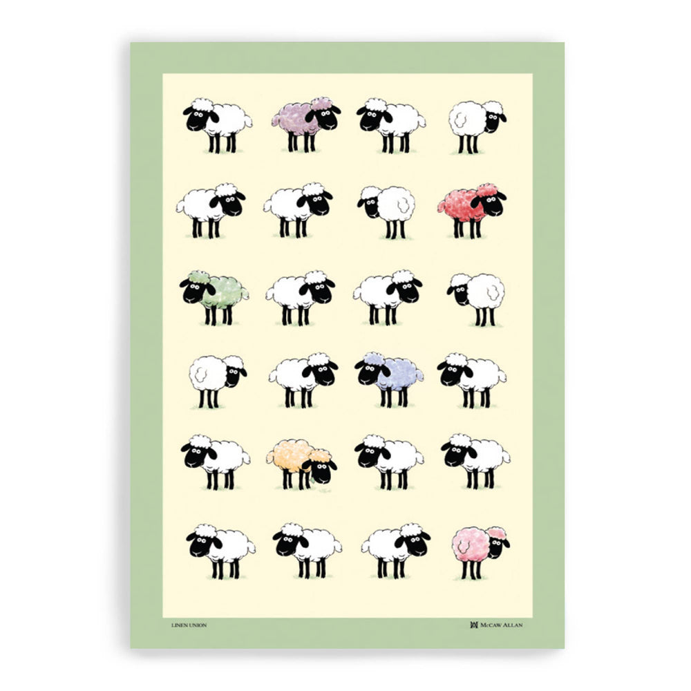 Sheepish  Cotton Tea Towel