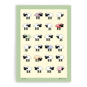 Sheepish  Cotton Tea Towel