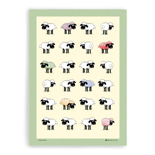 Sheepish  Cotton Tea Towel