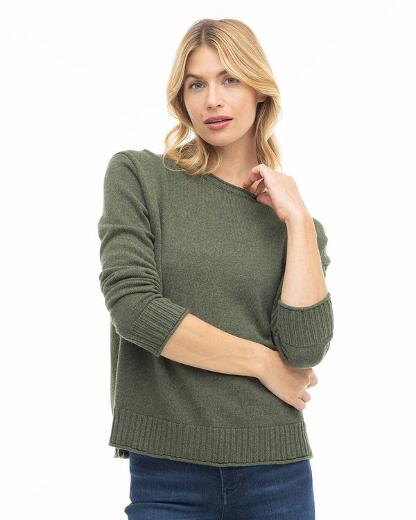Everyday Cotton Crew: Loden